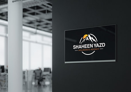 Shaheen Yazd Insurance Agency logo printed on a paper